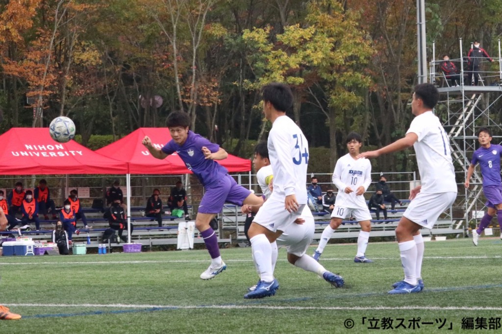 右ＣＫをタイミングよく頭で合わせた立川